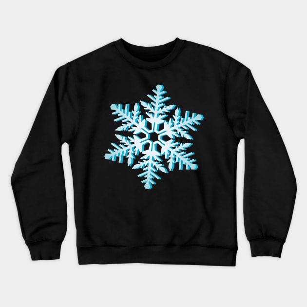 Snowflake Crewneck Sweatshirt by snespix